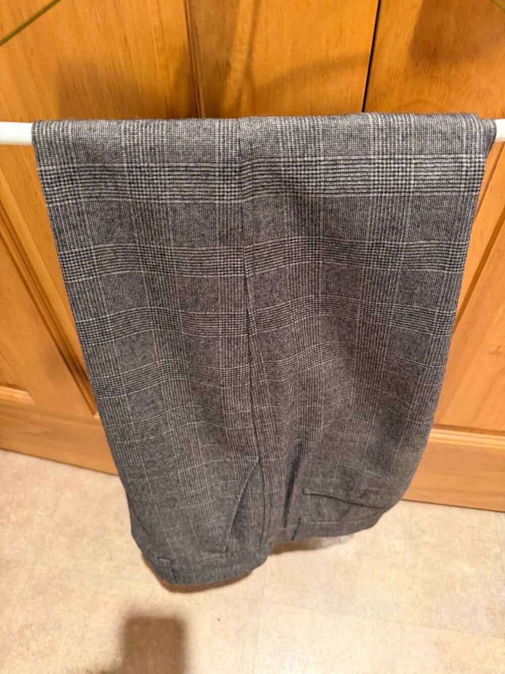 Banana Republic Brown Plaid Dress Slacks 33 X 32
